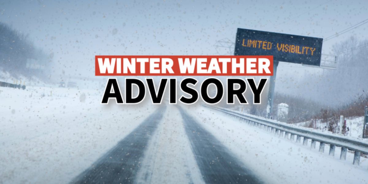 Winter Advisory Issued for Pennsylvania Conditions Expected to Last Until 1 a.m. Sunday
